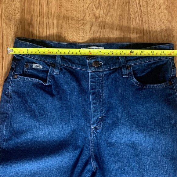 Lee Womens Relaxed Cropped Straight Leg Jeans At The Waist Size 10 32"x26" - Picture 8 of 11